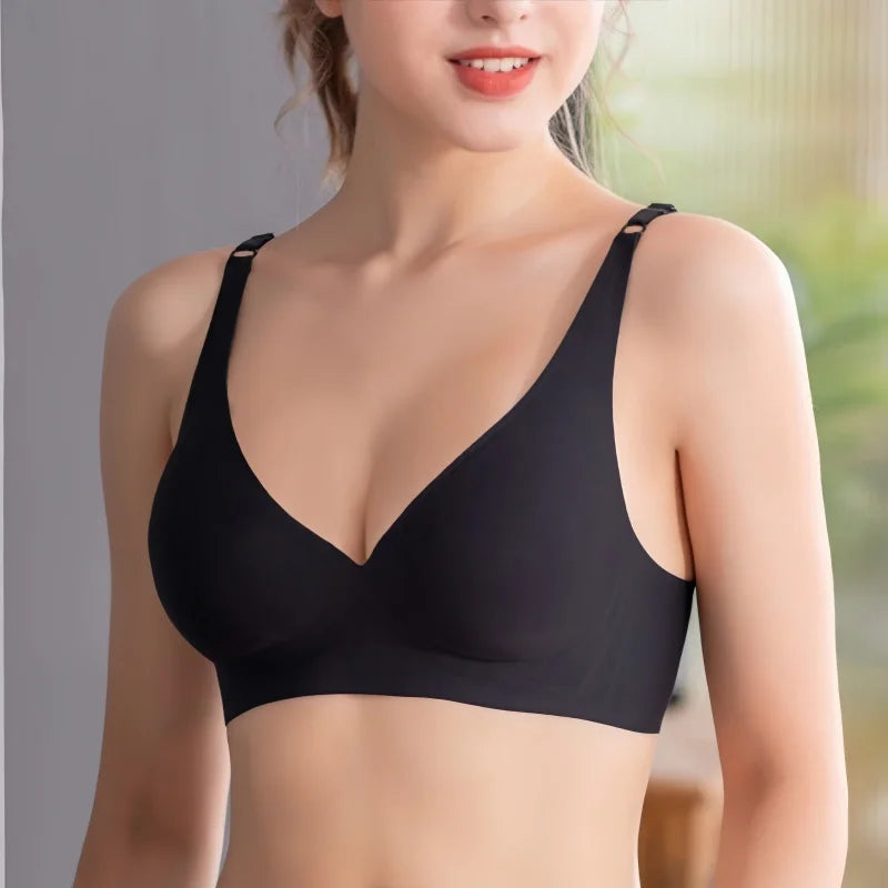 2PCS Seamless Bra Set– Wireless, Soft Padded, Push-Up & Sexy Lingerie!