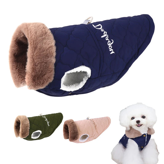 Winter Warm Fleece Dog Jacket – Windproof & Cozy! ❄️🐶 - Dailyy shoplio