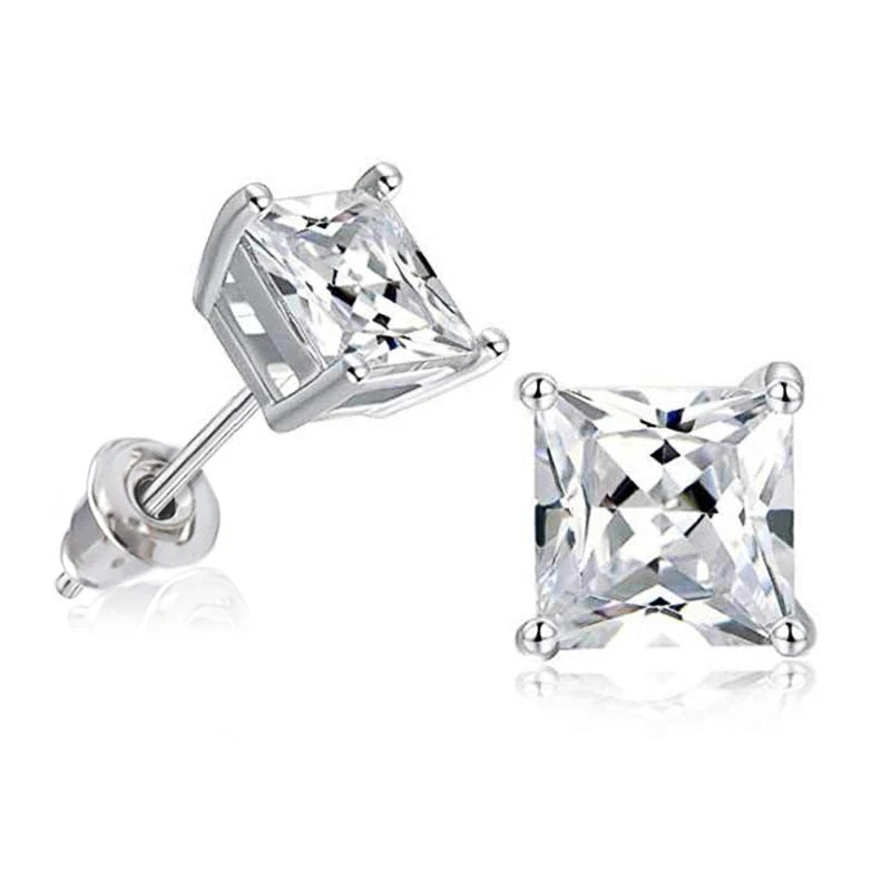 CAOSHI Simple Shiny Oval CZ Earrings