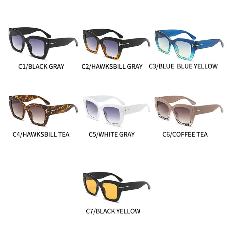 Luxury Oversized Cat Eye Sunglasses