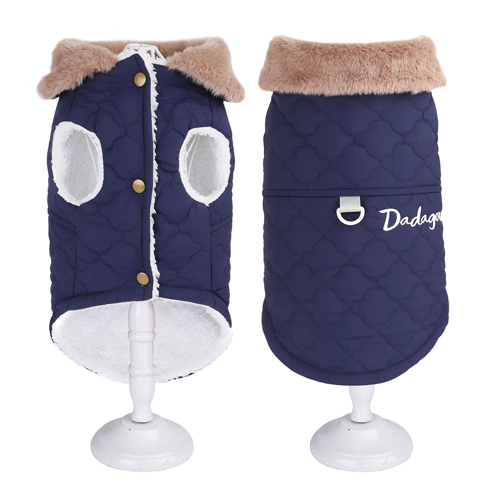 Winter Warm Fleece Dog Jacket – Windproof & Cozy! ❄️🐶 - Dailyy shoplio