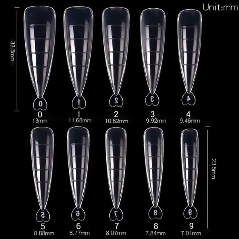 100PCS Acrylic Nail Tips Set – Quick & Easy DIY Manicure Kit