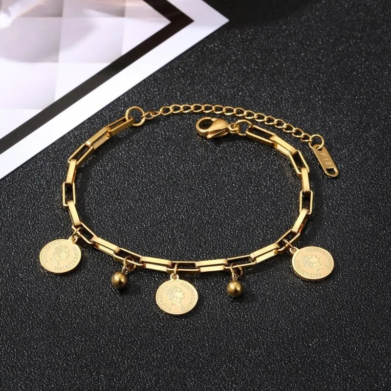 Gold Hip Hop Bracelet