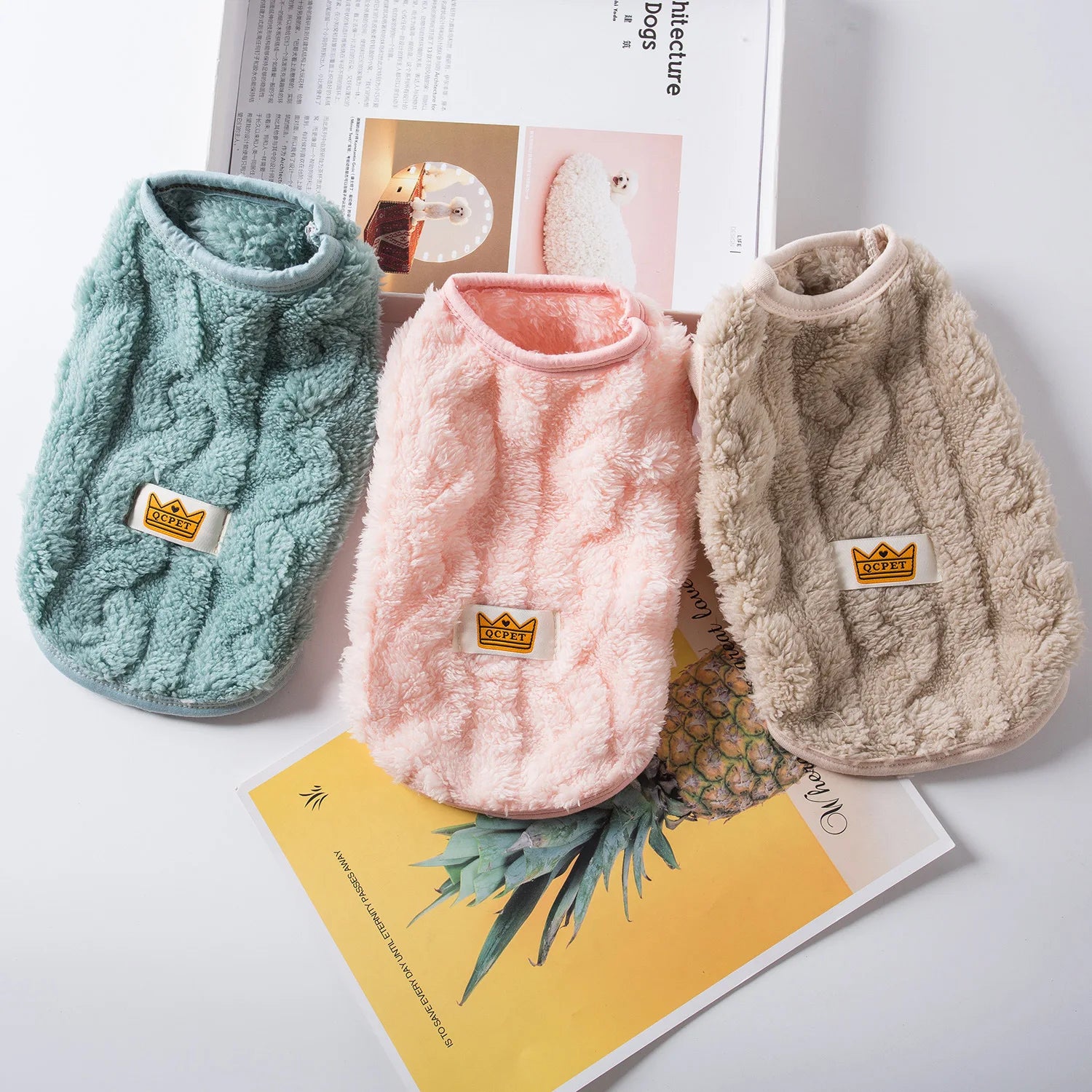 Soft & Cozy Fleece Pet Sweater – Perfect for Cats & Small Dogs! - Dailyy shoplio