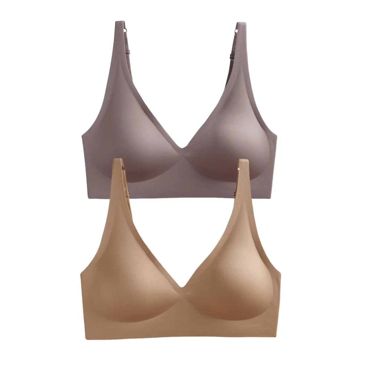 2PCS Seamless Bra Set– Wireless, Soft Padded, Push-Up & Sexy Lingerie!