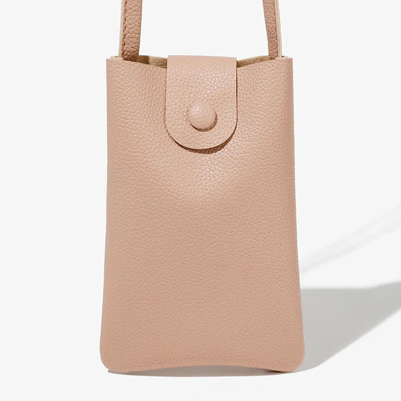 Casual Women's Crossbody Phone Bag, Solid Color, Small Shoulder Bag, Summer Designer Clutch, Purses