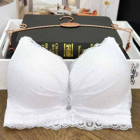 Extra Thick 12cm Bra– No Steel Ring, Thickened Cup & Gathering for Women (A-B Cup)!