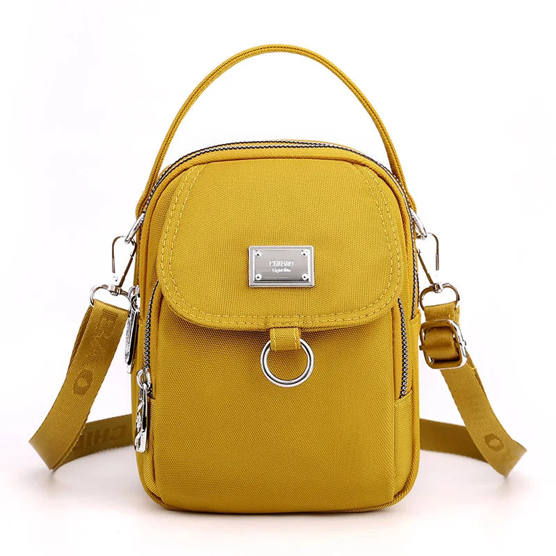 Small Women's Shoulder Bag, Composite Fabric, Mini Leisure Bag, Embroidered Han Pocket