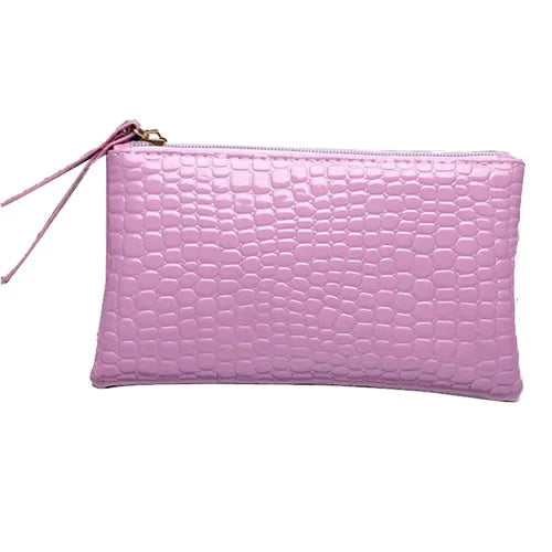 Fashion Women’s Cosmetic Bag, Zipper Makeup Bag, Travel Toiletry Organizer, Ladies Clutch Pouch