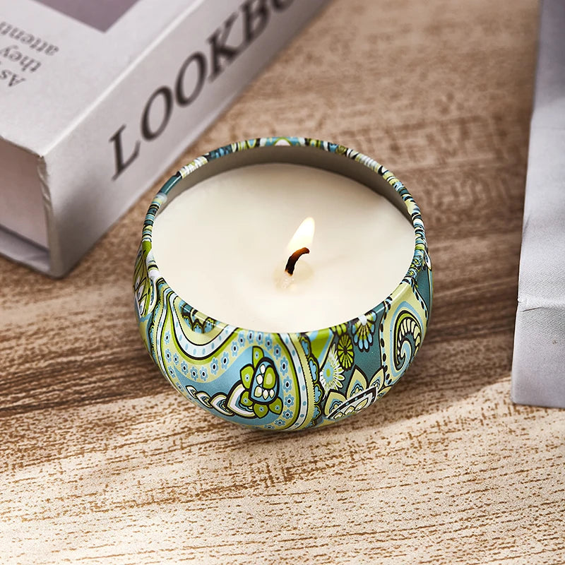 Obisesio 12pc Scented Soy Candle Set – Aromatherapy Gift for Home, Women, Men, and Friends
