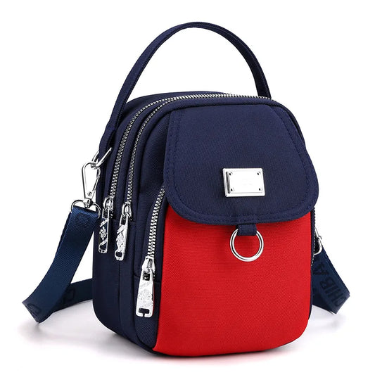 Small Women's Shoulder Bag, Composite Fabric, Mini Leisure Bag, Embroidered Han Pocket