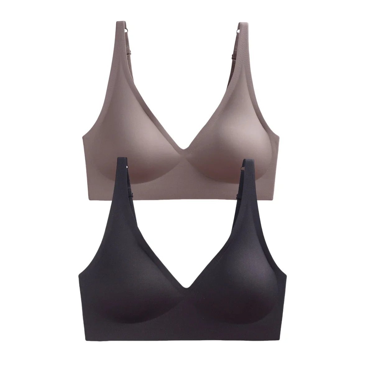 2PCS Seamless Bra Set– Wireless, Soft Padded, Push-Up & Sexy Lingerie!