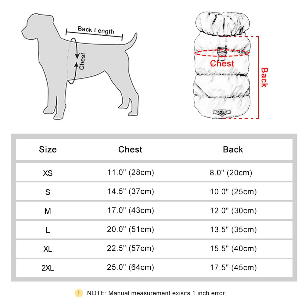 Soft Padded Winter Vest – Warm & Cozy for Small & Medium Pets! - Dailyy shoplio