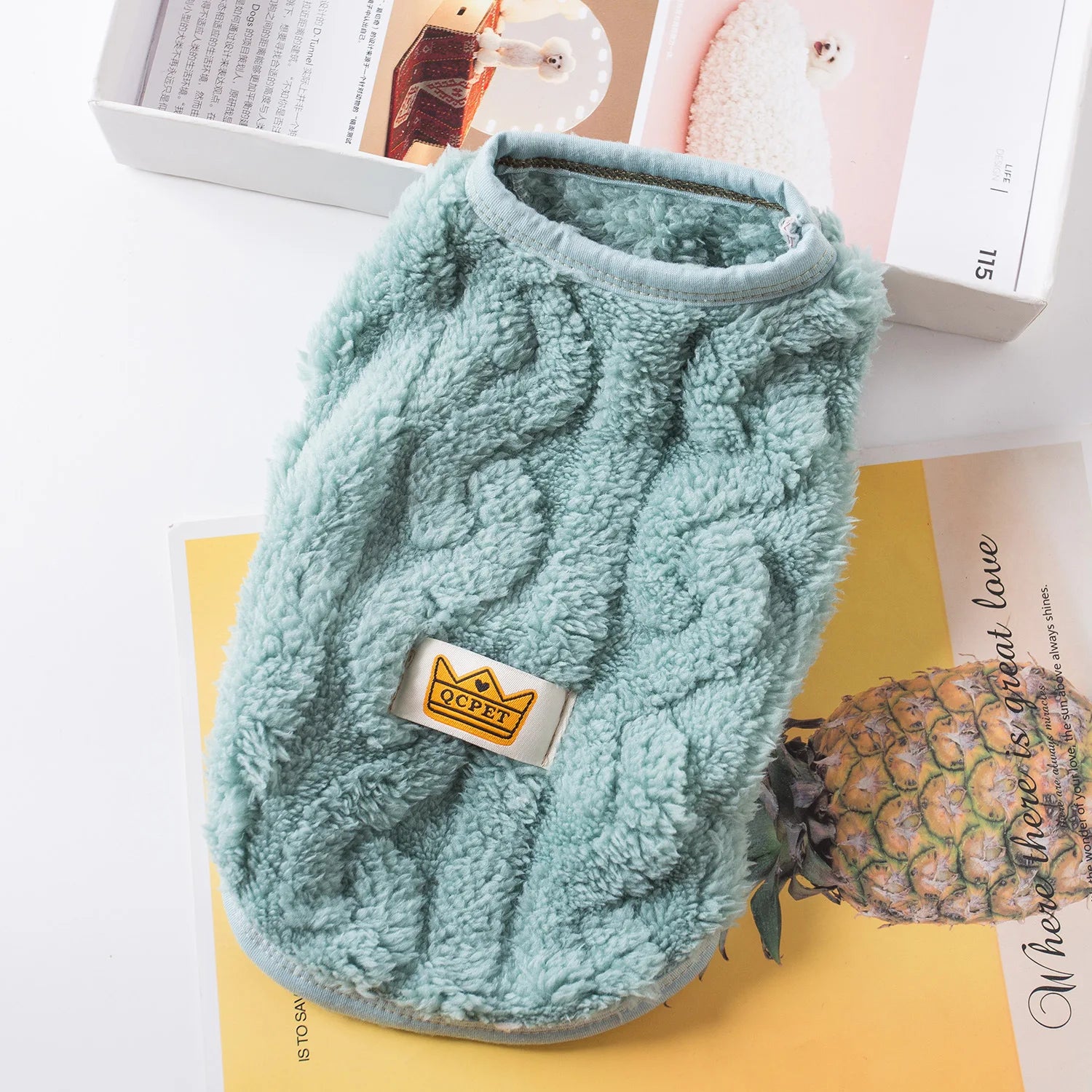 Soft & Cozy Fleece Pet Sweater – Perfect for Cats & Small Dogs! - Dailyy shoplio