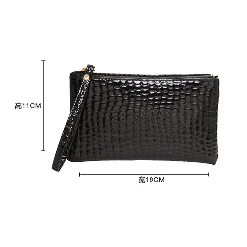Fashion Women’s Cosmetic Bag, Zipper Makeup Bag, Travel Toiletry Organizer, Ladies Clutch Pouch
