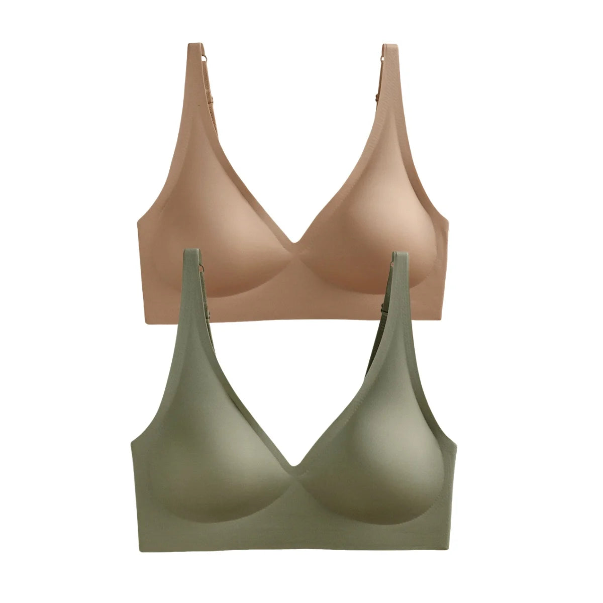 2PCS Seamless Bra Set– Wireless, Soft Padded, Push-Up & Sexy Lingerie!