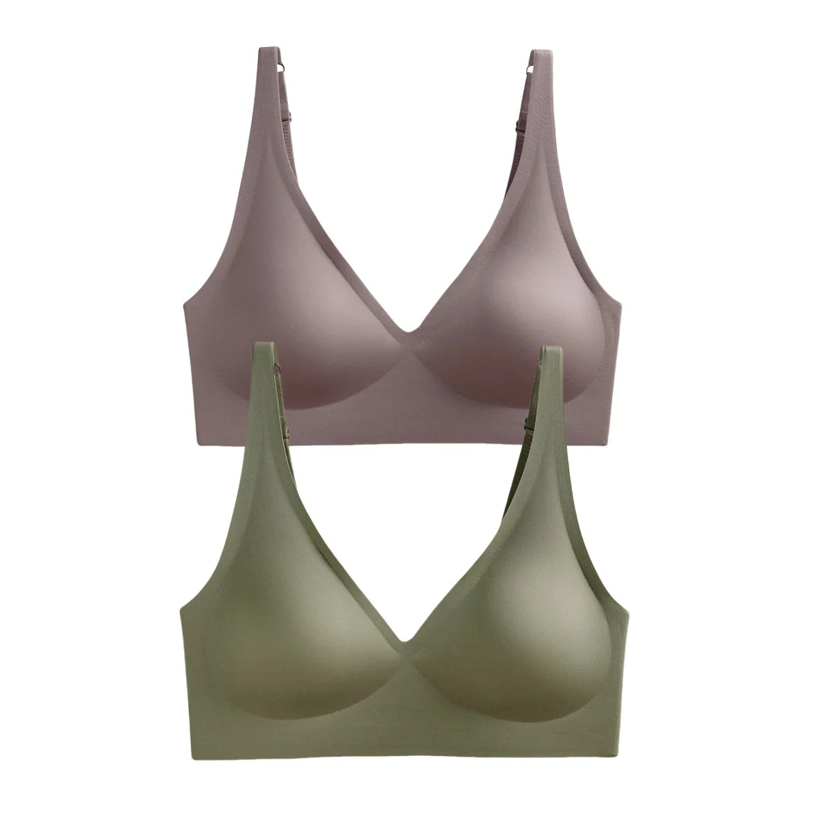 2PCS Seamless Bra Set– Wireless, Soft Padded, Push-Up & Sexy Lingerie!