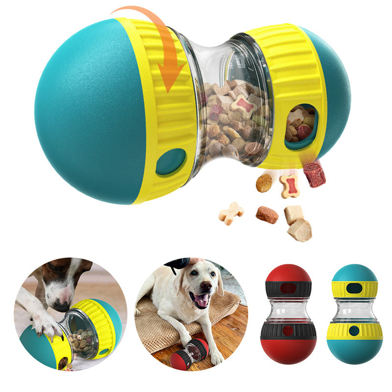 Interactive Food Dispensing Dog Toy for Slow Feeding, Stomach Protection, and Mental Stimulation - Dailyy shoplio