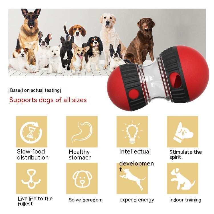 Interactive Food Dispensing Dog Toy for Slow Feeding, Stomach Protection, and Mental Stimulation - Dailyy shoplio