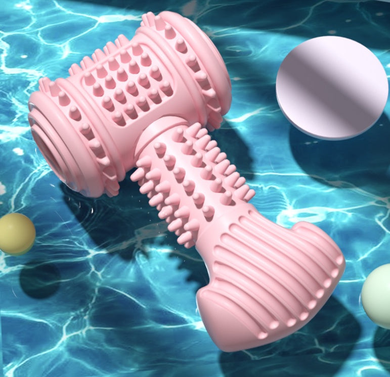 Indestructible TPR Dog Chew Toy for Teeth Cleaning and Teething Relief. - Dailyy shoplio