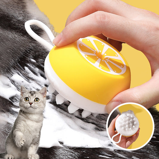 2-in-1 Pet Bath Brush – Soft Silicone SPA Massage Comb for Dogs & Cats - Dailyy shoplio