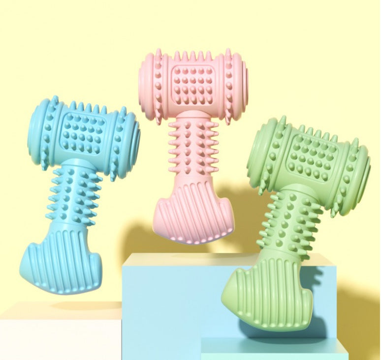 Indestructible TPR Dog Chew Toy for Teeth Cleaning and Teething Relief. - Dailyy shoplio