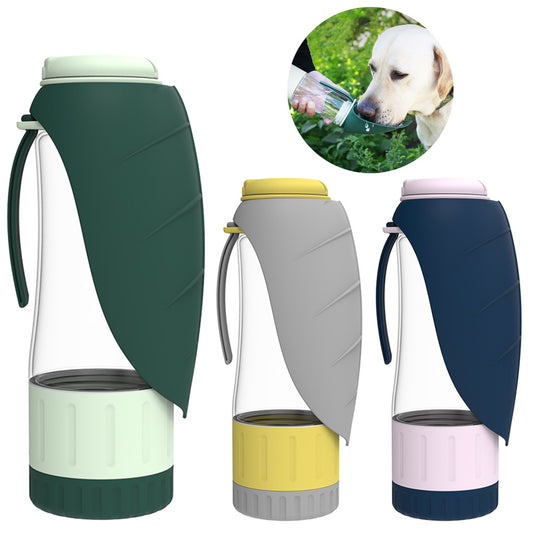 2-in-1 Pet Water Bottle & Food Bowl – Foldable, Portable, Travel-Friendly for Dogs - Dailyy shoplio